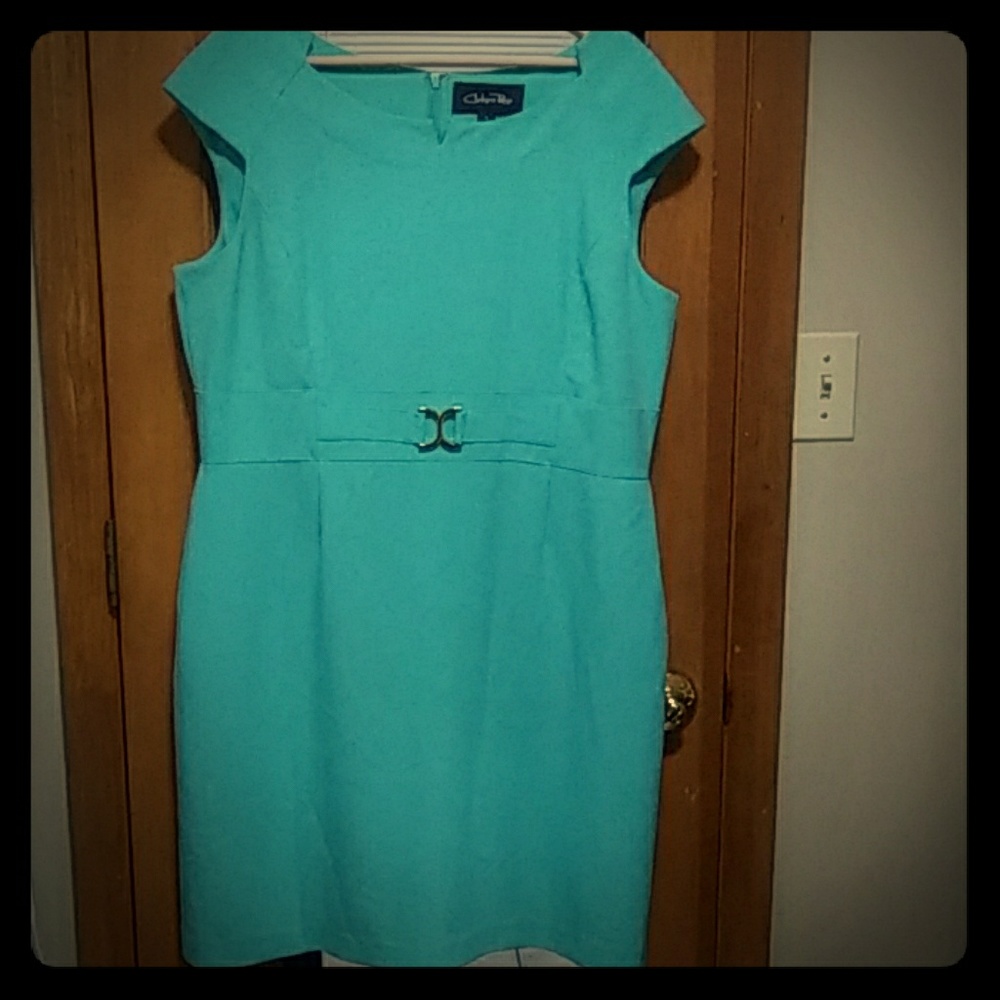 Formal Mint Green Dress by: Chelsea Rose Size 18